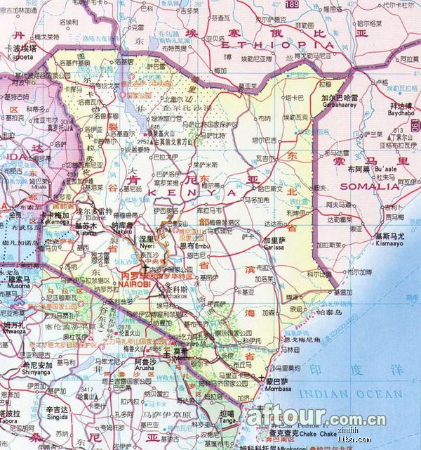 坦桑尼亚地图_坦桑尼亚面积和人口
