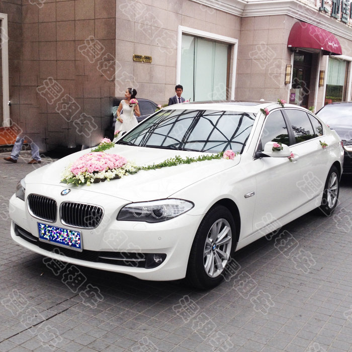 上海婚庆租车婚车 新款白色宝马5系700\/5小时